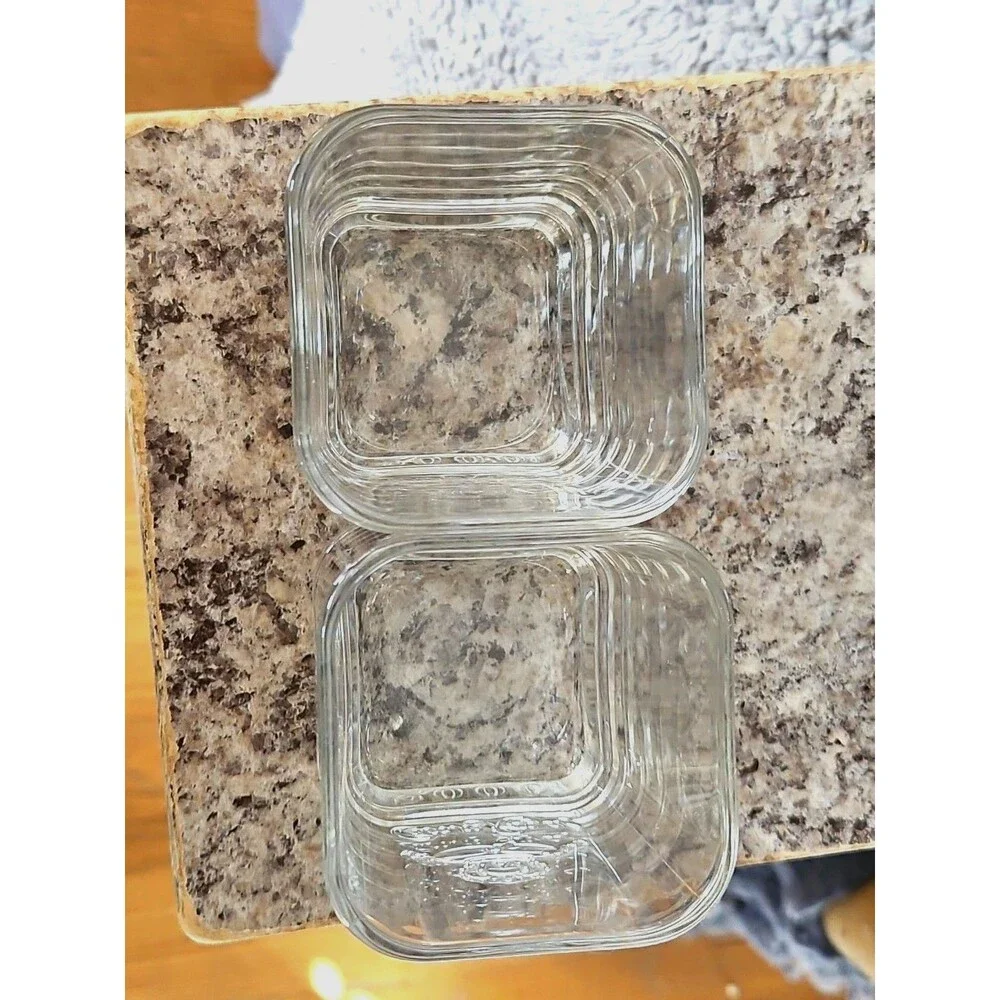 Set Of 2 Y2K Millennium Crown Royal Whiskey Rocks Glasses Embossed Logo W/ 2000